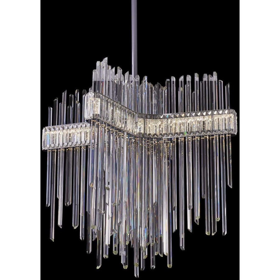 Allegri Piovere 40" Wide Crystal Pendant