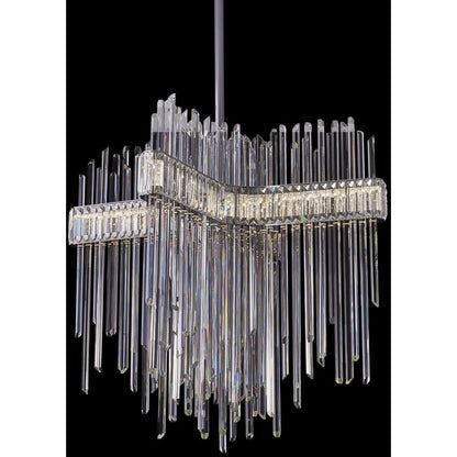 Allegri Piovere 40" Wide Crystal Pendant