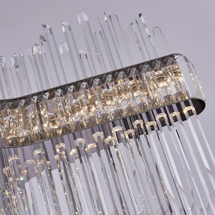 Allegri Piovere 40" Wide Crystal Pendant
