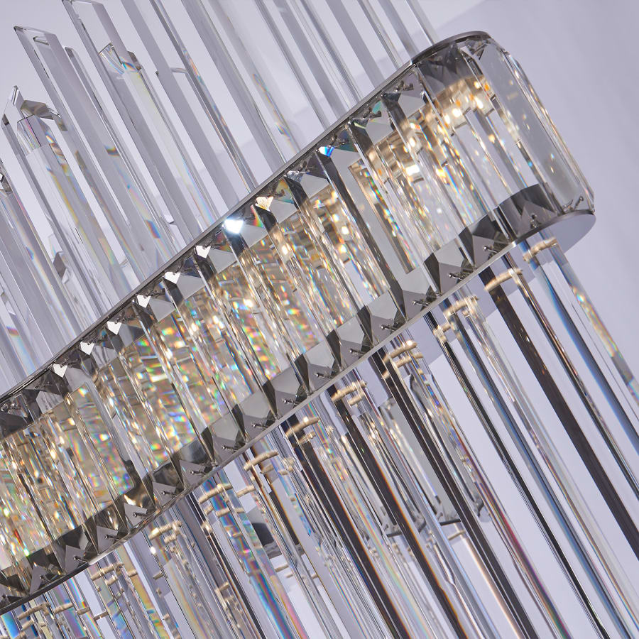 Allegri Piovere 40" Wide Crystal Pendant