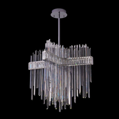 Allegri Piovere 40" Wide Crystal Pendant