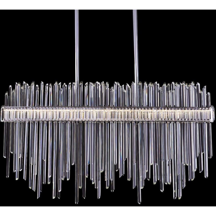 Allegri Piovere 60" Wide Crystal Linear Pendant