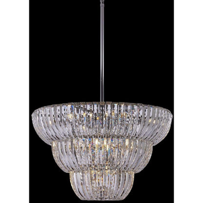 Allegri Fontana 15 Light 30" Wide Crystal Pendant