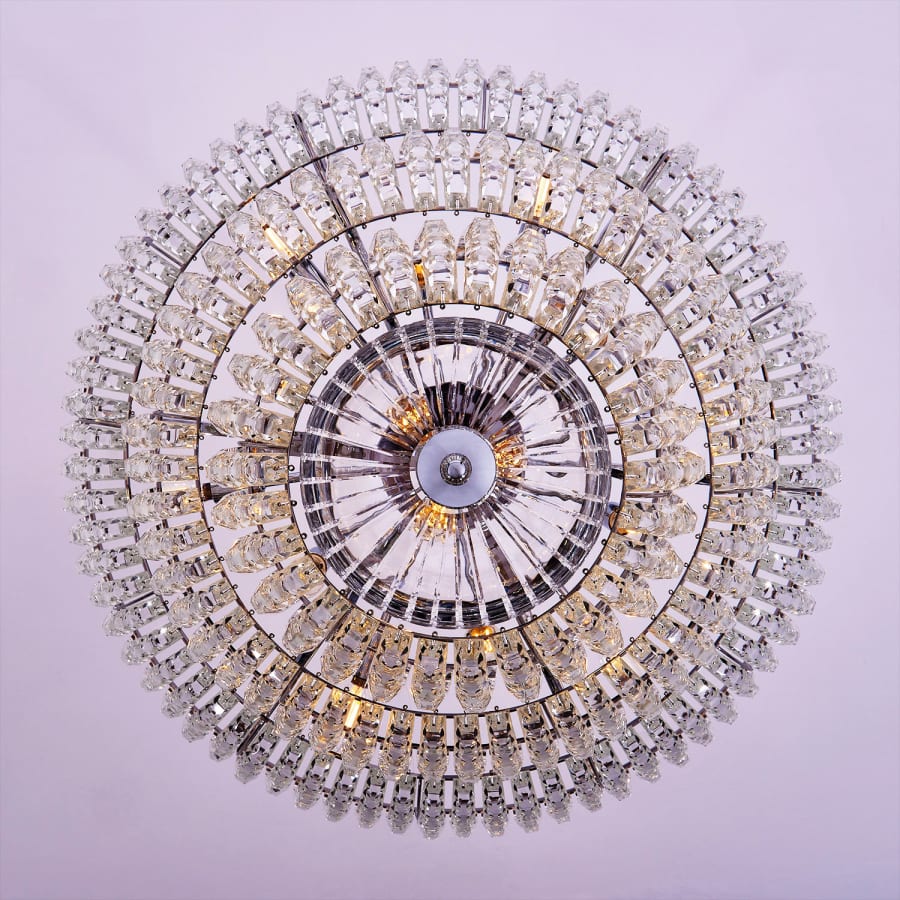 Allegri Fontana 15 Light 30" Wide Crystal Pendant