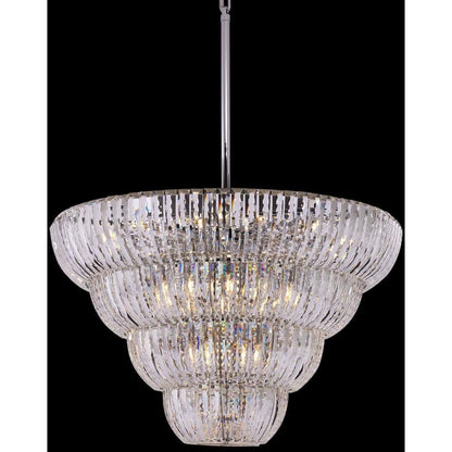 Allegri Fontana 30 Light 38" Wide Crystal Pendant