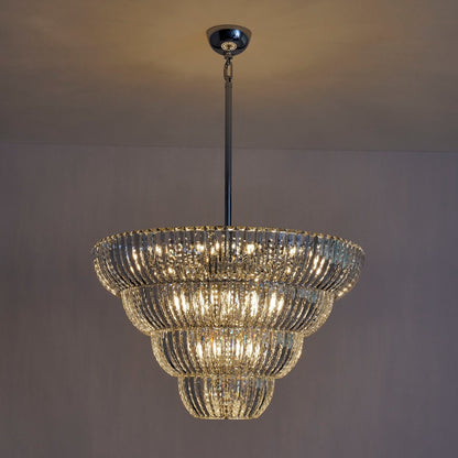 Allegri Fontana 30 Light 38" Wide Crystal Pendant