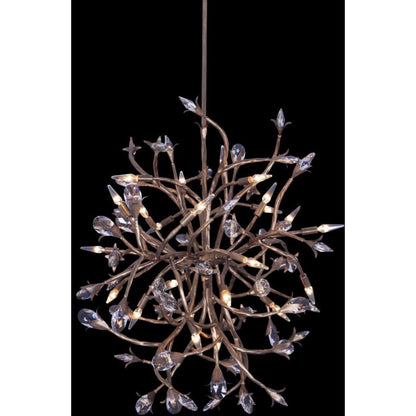 Allegri Fiore 16 Light 34" Wide Crystal Abstract Chandelier