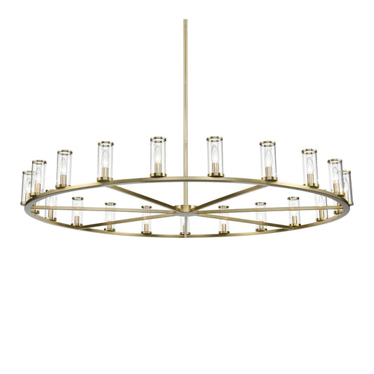 Alora Lighting Revolve 21 Light 60" Wide Taper Candle Chandelier
