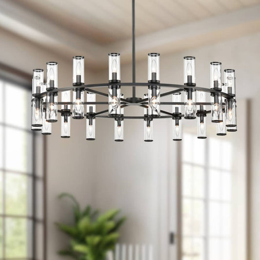 Alora Lighting Revolve 36 Light 47" Wide Taper Candle Chandelier