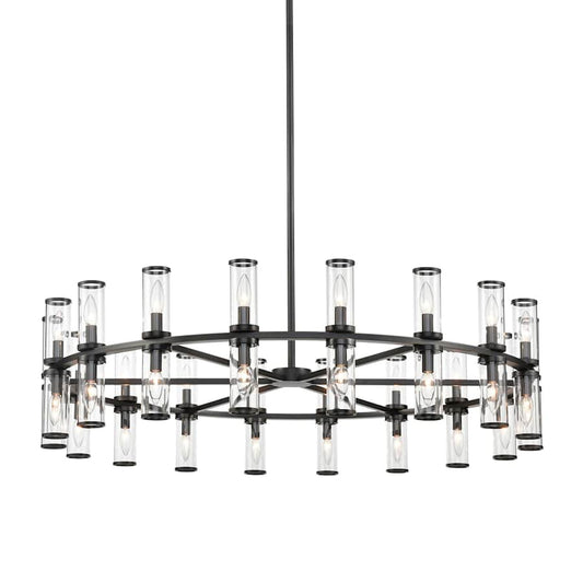 Alora Lighting Revolve 36 Light 47" Wide Taper Candle Chandelier