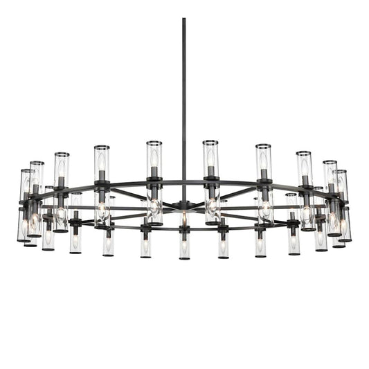 Alora Lighting Revolve 42 Light 60" Wide Taper Candle Chandelier