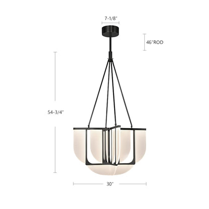 Alora Lighting Anders 30" Wide LED Chandelier