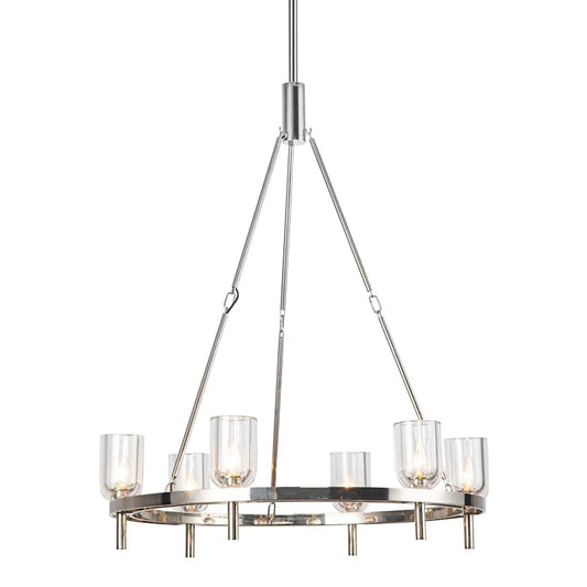 Alora Lighting Lucian 6 Light 32" Wide Ring Chandelier