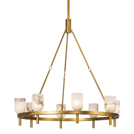 Alora Lighting Lucian 8 Light 37" Wide Ring Chandelier