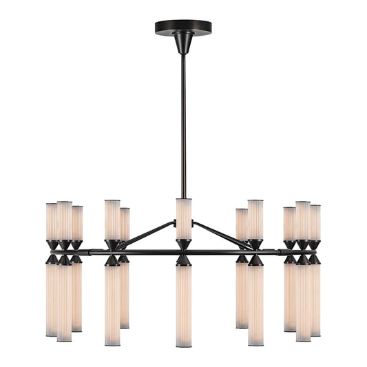 Alora Lighting Edwin 38" Wide LED Ring Chandelier