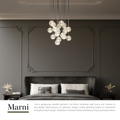 Alora Lighting Marni 21" Wide LED Multi Light Pendant