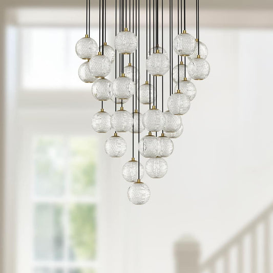 Alora Lighting Marni 36" Wide Waterfall Chandelier