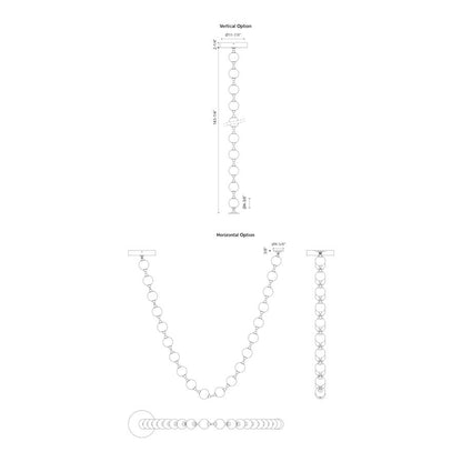 Alora Lighting Marni 12-ft Wide 3000K LED Linear Pendant with Remote Driver