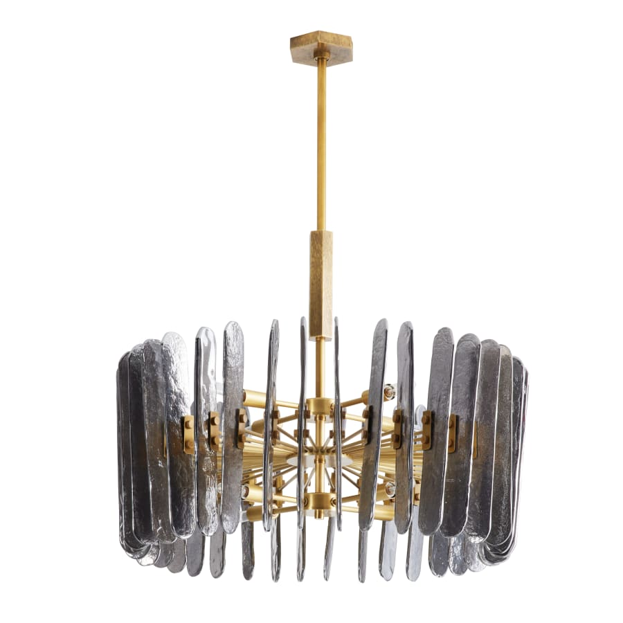 Arteriors Klaus 8 Light 26" Wide Drum Chandelier