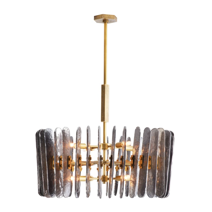 Arteriors Klaus 8 Light 26" Wide Drum Chandelier