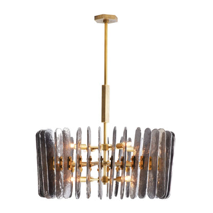 Arteriors Klaus 8 Light 26" Wide Drum Chandelier