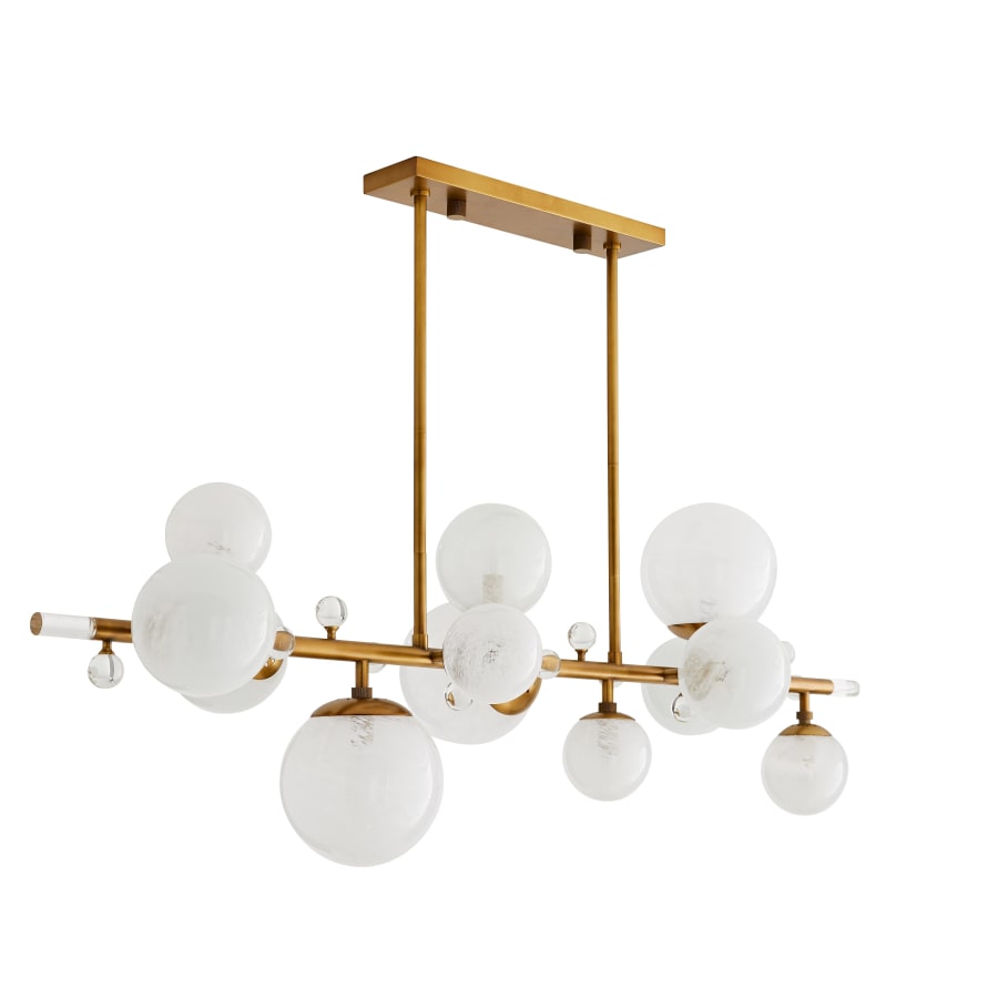 Arteriors Troon 12 Light 56" Wide Linear Chandelier