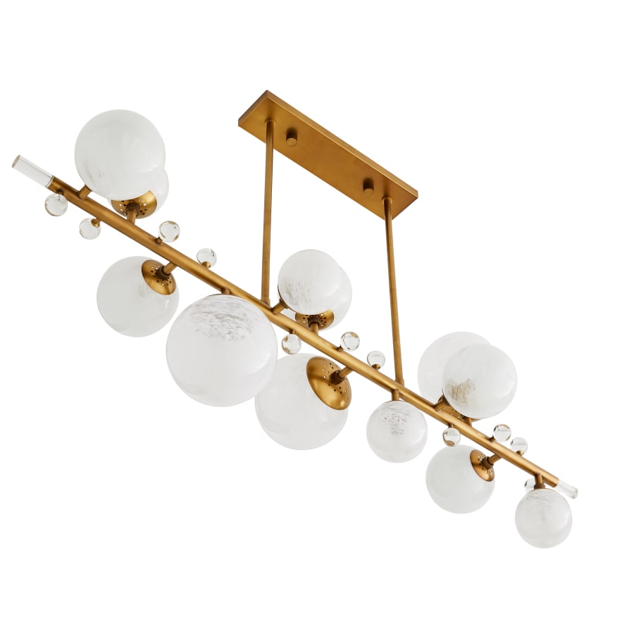 Arteriors Troon 12 Light 56" Wide Linear Chandelier