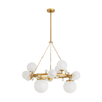 Arteriors Troon 12 Light 36" Wide Ring Chandelier