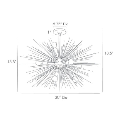 Arteriors Zanadoo 30" Chandelier