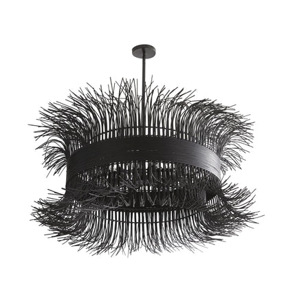 Arteriors Filamento 6 Light 42" Wide Abstract Drum Chandelier