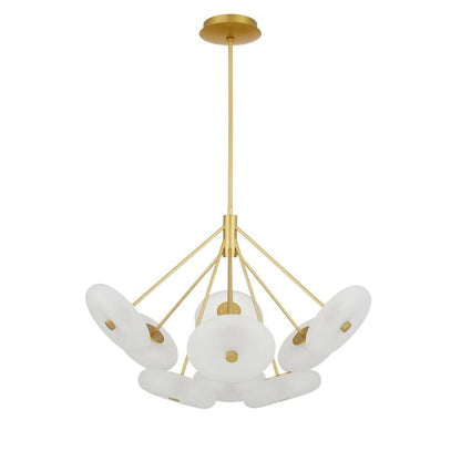 Arteriors Helios 41" Wide LED Chandelier with Frosted Glass Shades