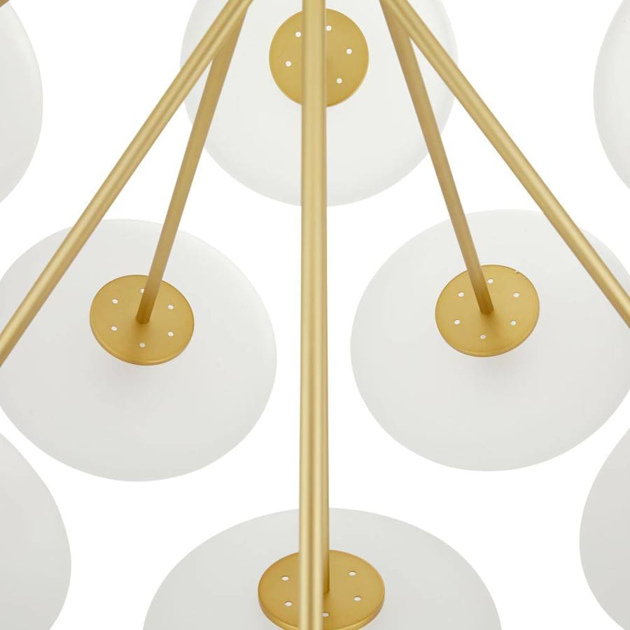 Arteriors Helios 41" Wide LED Chandelier with Frosted Glass Shades