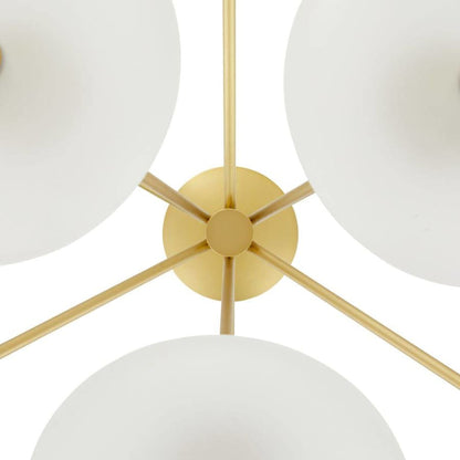 Arteriors Helios 41" Wide LED Chandelier with Frosted Glass Shades