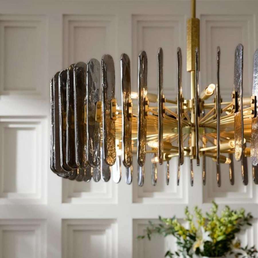 Arteriors Klaus 12 Light 38" Wide Drum Chandelier
