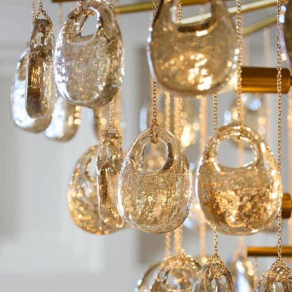 Arteriors Jacqueline 8 Light 32" Wide Waterfall Chandelier