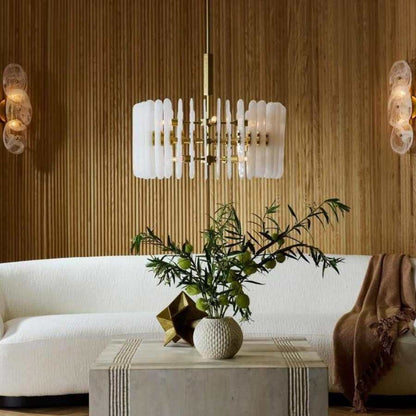 Arteriors Klaus 8 Light 26" Wide Drum Chandelier