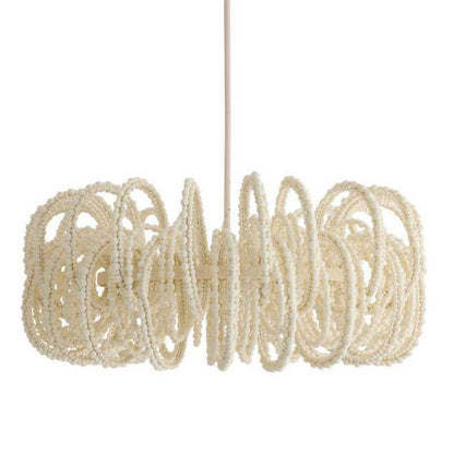 Arteriors Keely 6 Light 36" Wide Beaded Abstract Chandelier