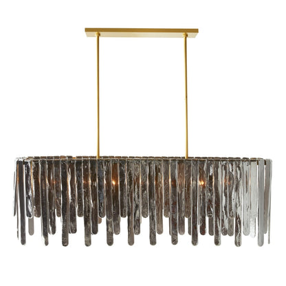 Arteriors Leighton 7 Light 52" Wide Linear Chandelier
