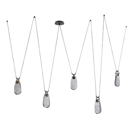 Arteriors Melt Chandelier 86" Wide Abstract Chandelier