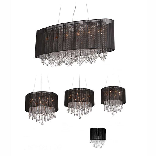 Avenue Lighting Beverly Dr. 12 Light 32" Wide Drum Chandelier