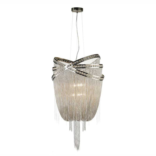 Avenue Lighting Wilshire Blvd. 6 Light 27" Wide Chandelier