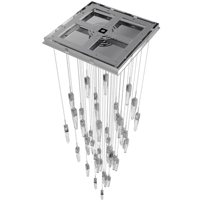 Avenue Lighting Aspen 41 Light 36" Wide LED Crystal Multi Light Pendant with Bubbled Crystal Shades