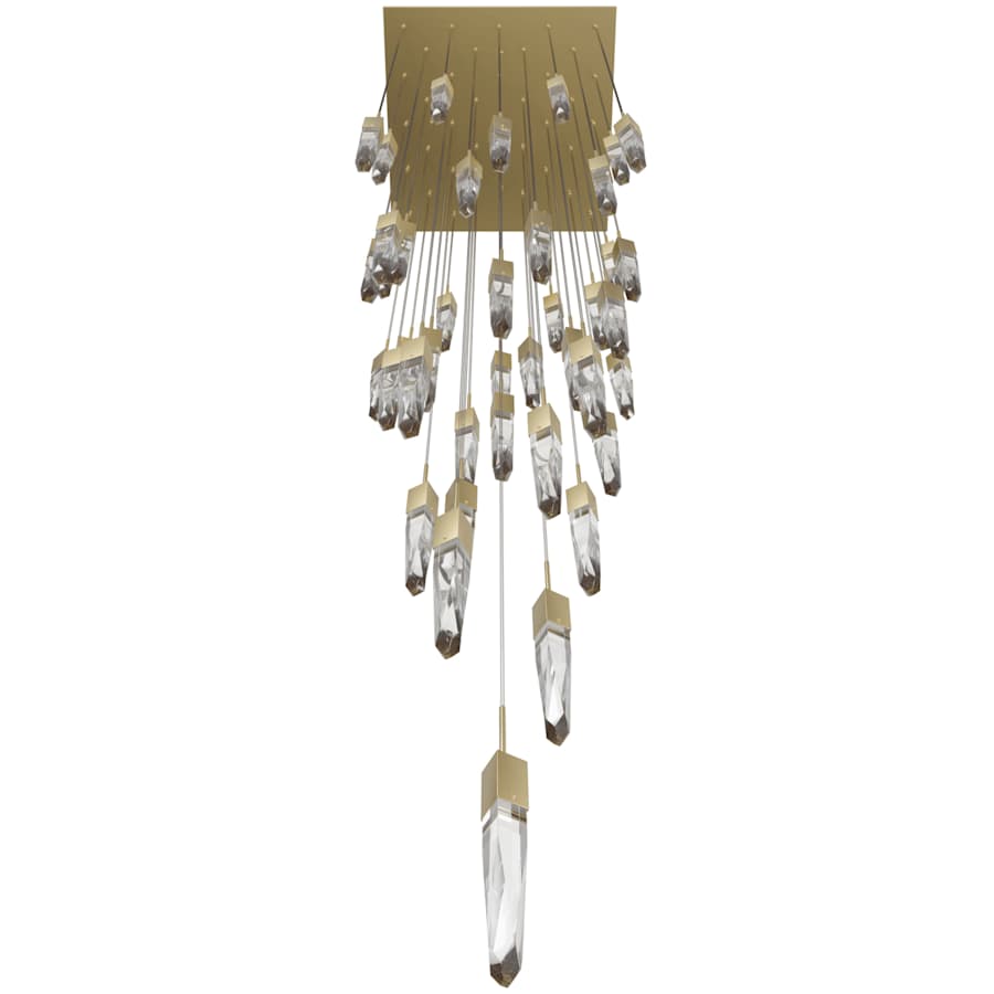 Avenue Lighting Aspen 41 Light 36" Wide LED Crystal Multi Light Pendant with Clear Crystal Shades