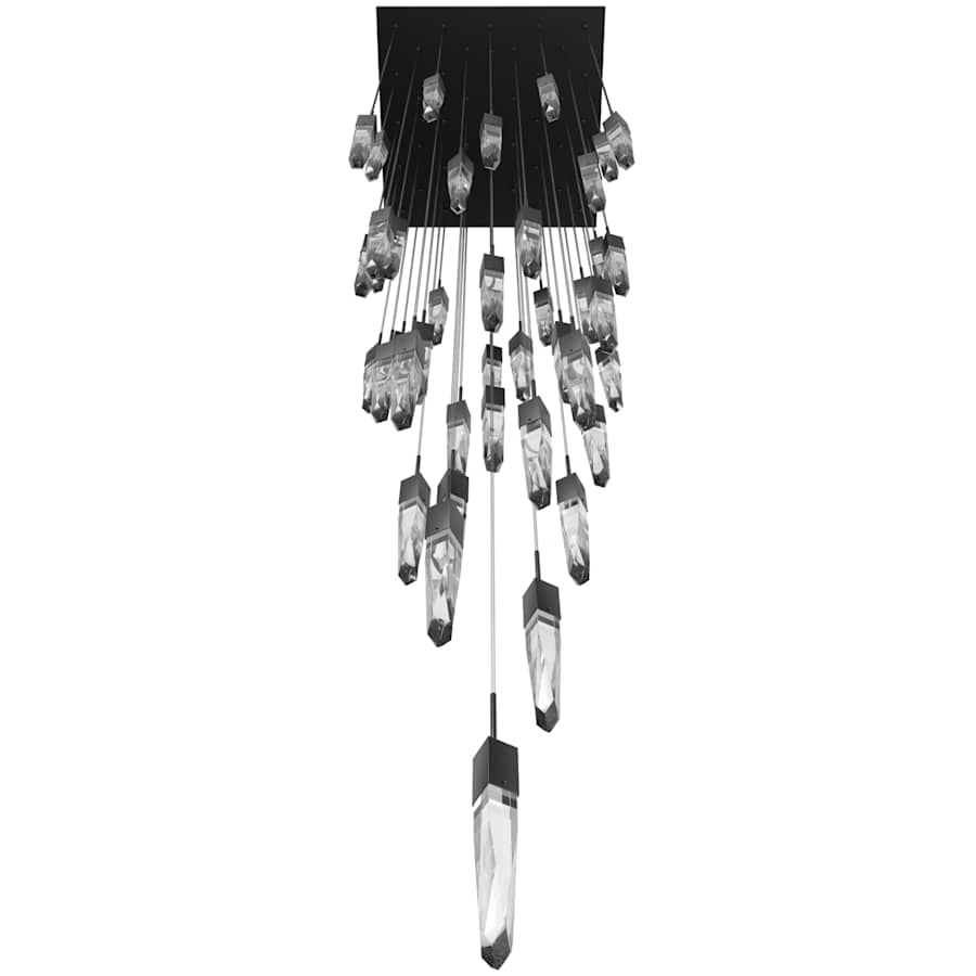 Avenue Lighting Aspen 41 Light 36" Wide LED Crystal Multi Light Pendant with Clear Crystal Shades