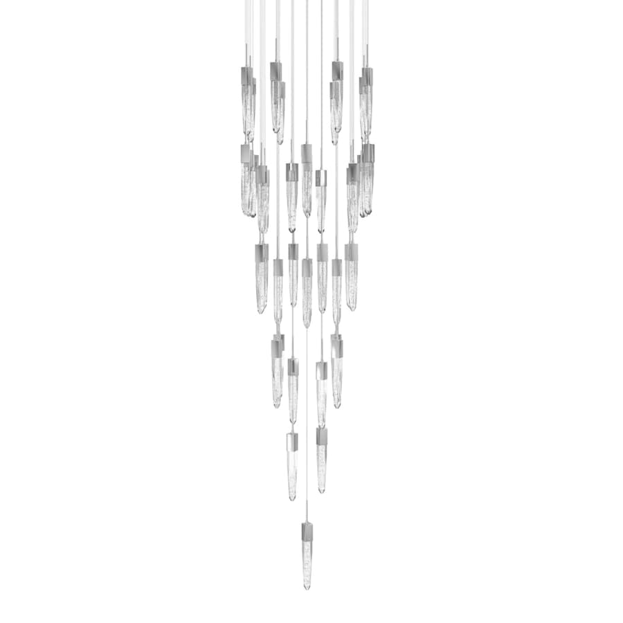 Avenue Lighting Aspen 41 Light 36" Wide LED Crystal Multi Light Pendant with Bubbled Crystal Shades