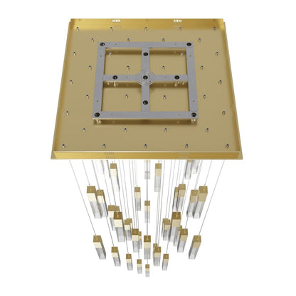 Avenue Lighting The Original Glacier 41 Light 36" Wide LED Crystal Multi Light Pendant with Clear Crystal Shades