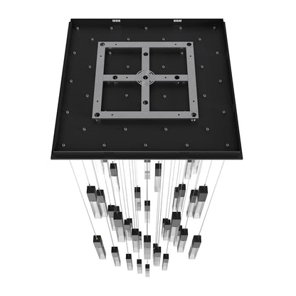 Avenue Lighting The Original Glacier 41 Light 36" Wide LED Crystal Multi Light Pendant with Clear Crystal Shades