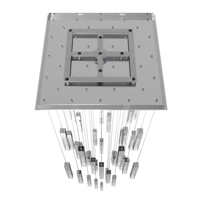Avenue Lighting The Original Glacier 41 Light 36" Wide LED Crystal Multi Light Pendant with Clear Crystal Shades