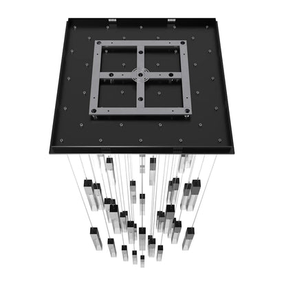 Avenue Lighting The Original Glacier 41 Light 36" Wide LED Crystal Multi Light Pendant with Clear Crystal Shades