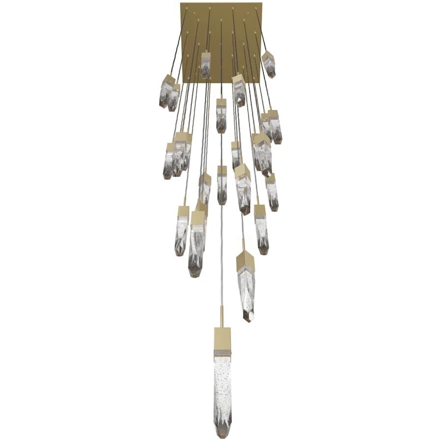 Avenue Lighting Aspen 25 Light 28" Wide LED Crystal Multi Light Pendant with Bubbled Crystal Shades
